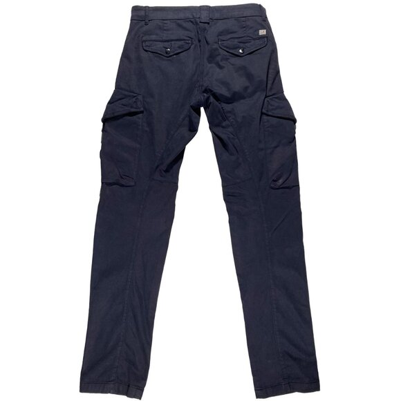 C.P. Company Ergonomic Cargo Goggle Pant Satin Stretch Navy mens size 30x32.5 - Picture 2 of 13